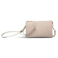 Riley Three Compartments Crossbody / Wristlet