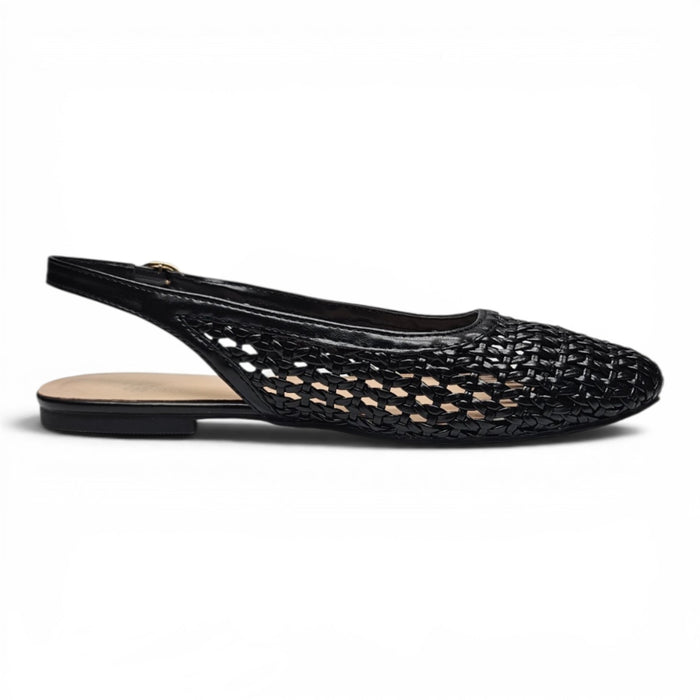 Caring Woven Sling Flat - Black
