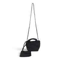 Braided Crossbody Bag With Pouch