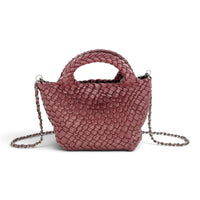 Braided Crossbody Bag With Pouch