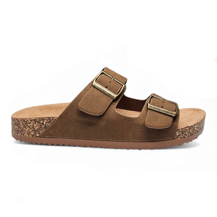 Jete Double Buckle Sandal - Tan