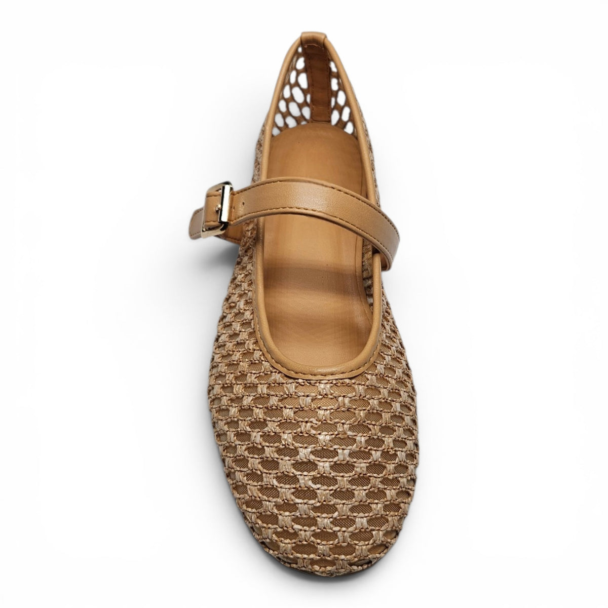 Accept Woven Mary Jane Flats