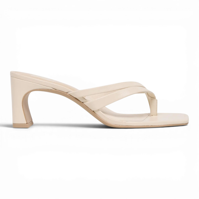 Dolce Vita Gessie Thong Heeled Sandal - Bone Leather