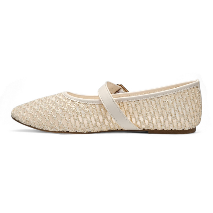 Accept Woven Mary Jane Flats