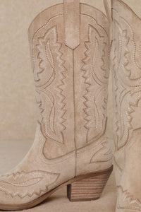 Tessa Mid-calf Western Cowgirl Boot