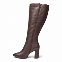 Bellefleur Pointed Toe Knee-High Block Heel Boot