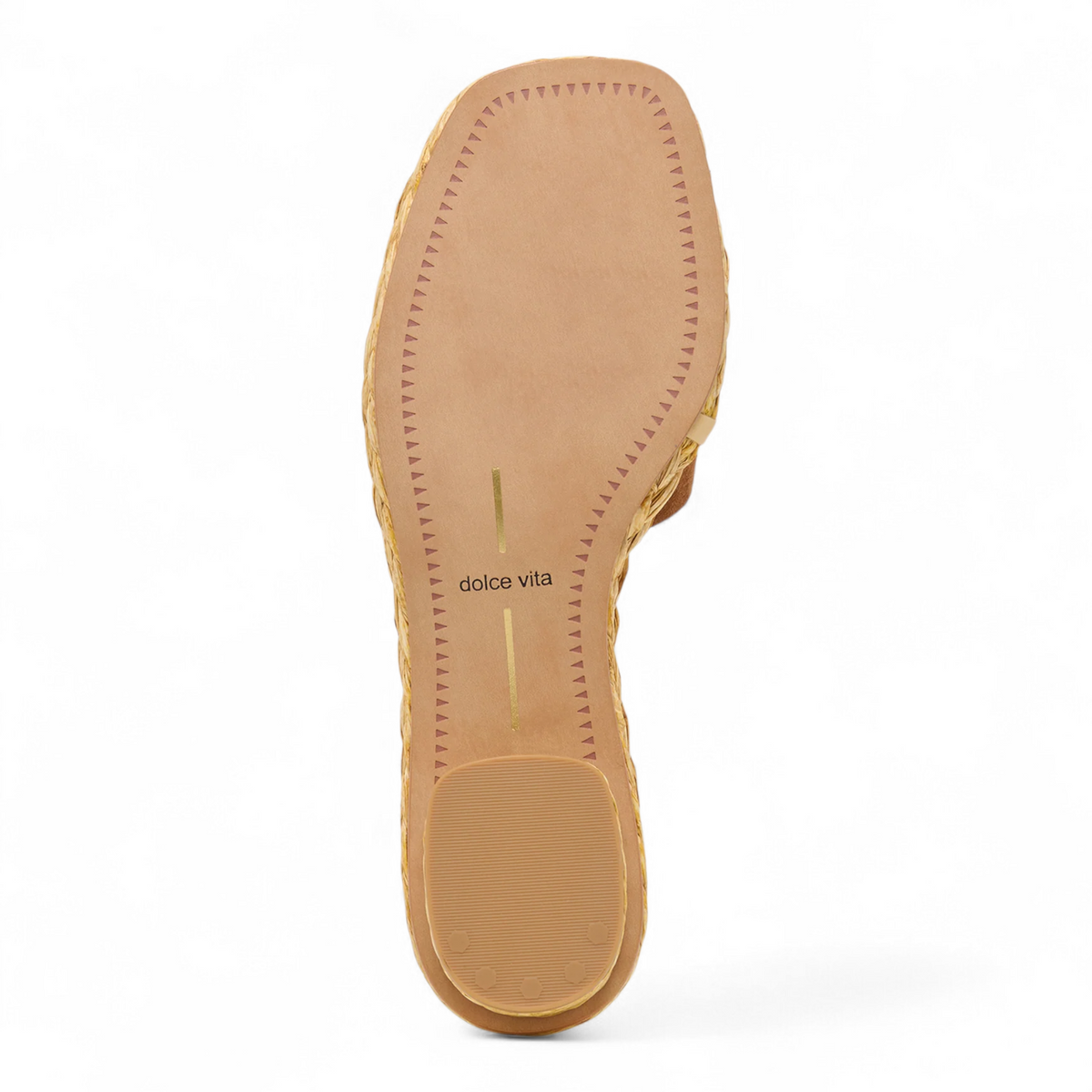 Dixi Slide-Low Raffia Heel Dress Sandals