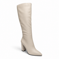 Bellefleur Pointed Toe Knee-High Block Heel Boot