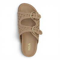 Monaco Trendy Woven Buckle Slide