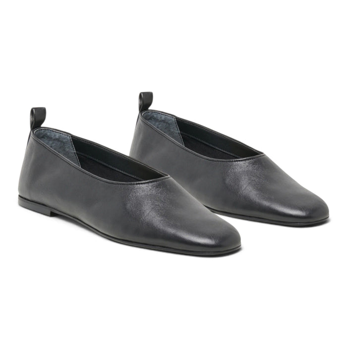 Dolce Vita Kory Leather Ballet Flats - Black