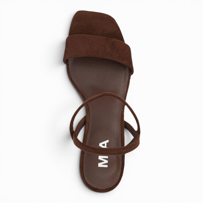 Zissy Classic Block Heel - Chocolate