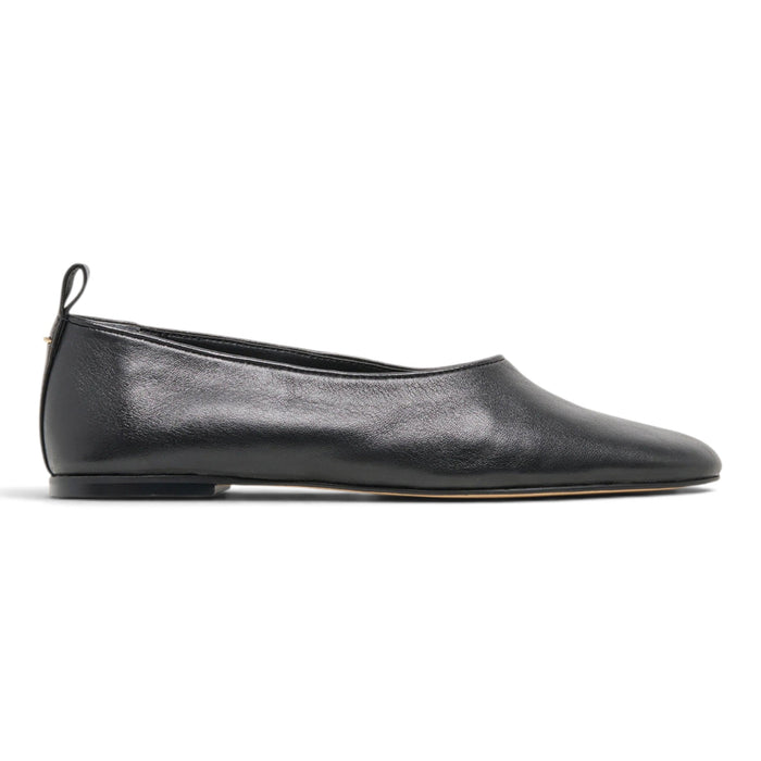 Dolce Vita Kory Leather Ballet Flats - Black