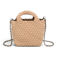 Braided Crossbody Bag With Pouch