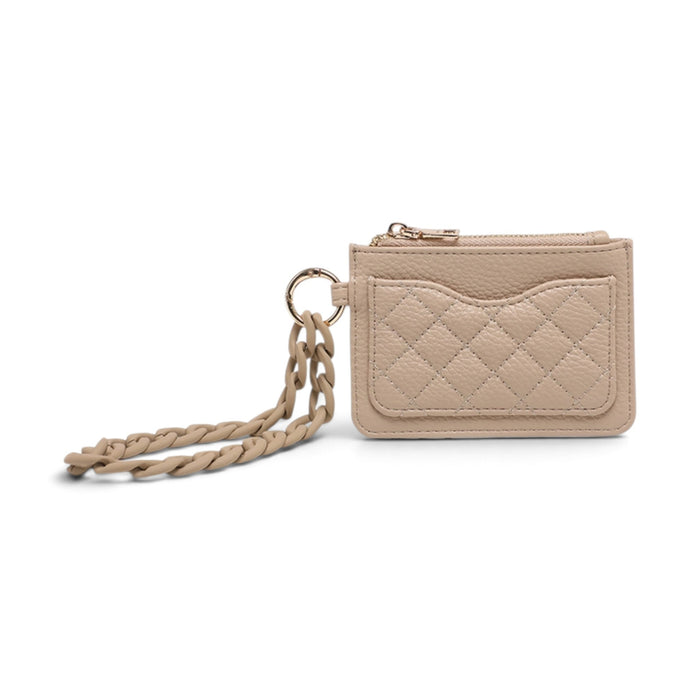 Rhodes Quilted Bangle Wallet - Taupe