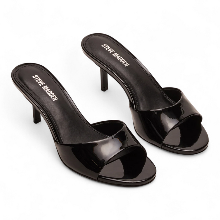 Steve Madden Kendrix Mule Heel - Black Leather