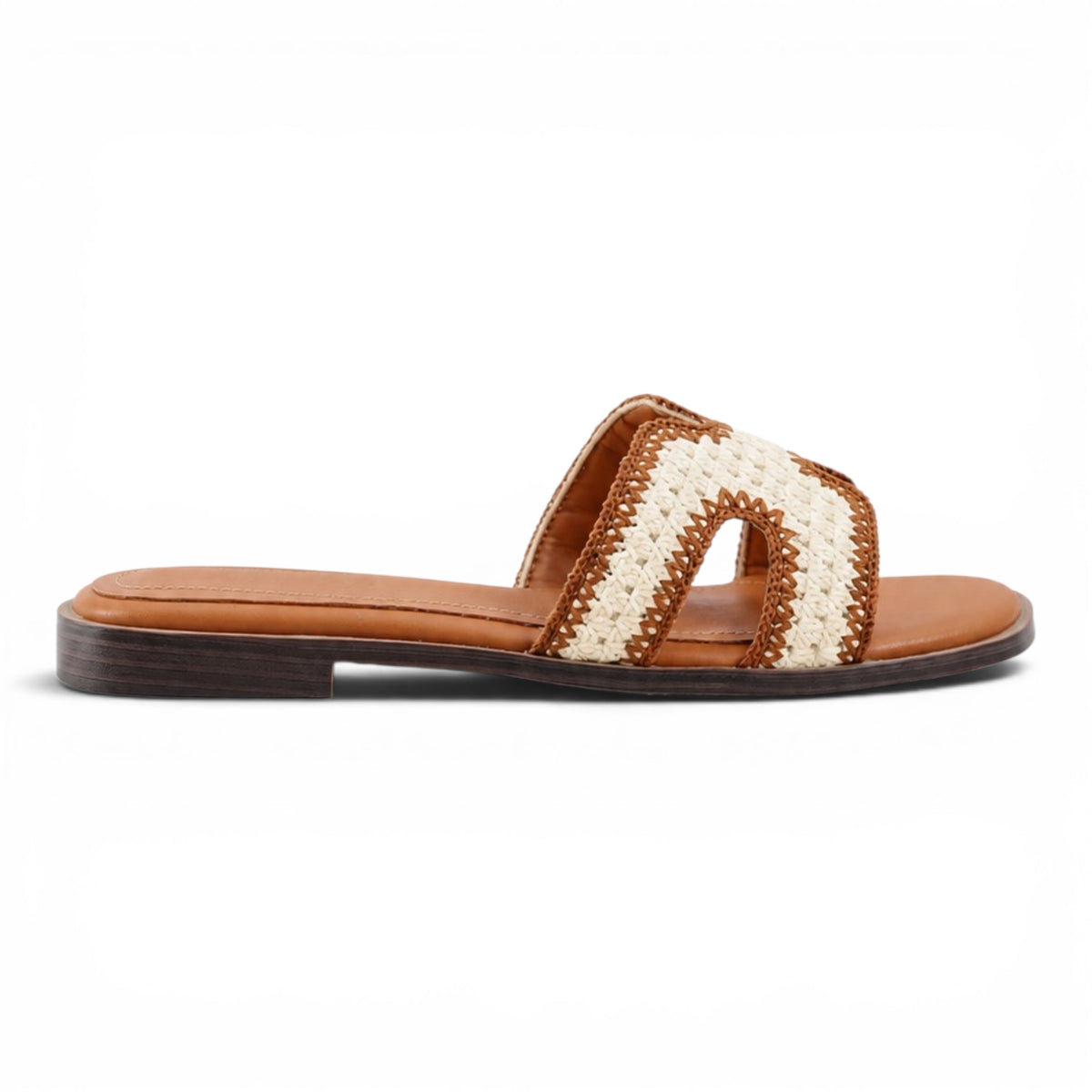 Maya Woven H-Band Slide Sandals