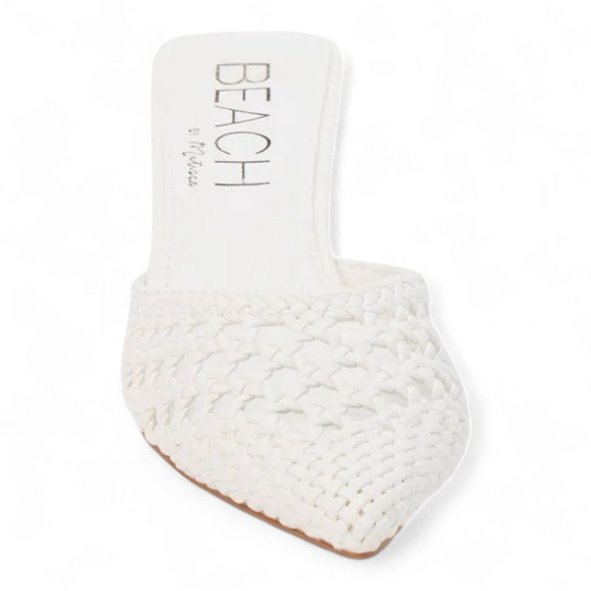 Tia Woven Kitten Heel Pump