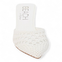 Tia Woven Kitten Heel Pump