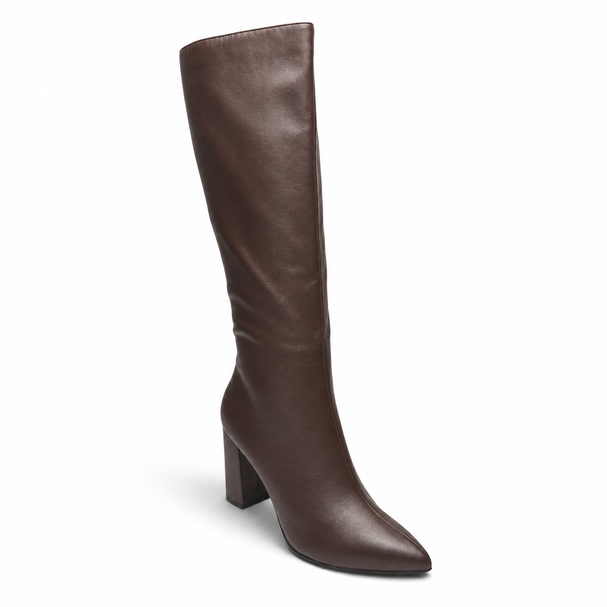 Bellefleur Pointed Toe Knee-High Block Heel Boot