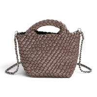 Braided Crossbody Bag With Pouch
