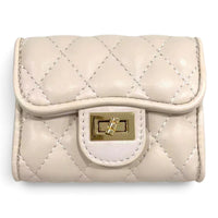 Quilted Turn -Lock Wallet