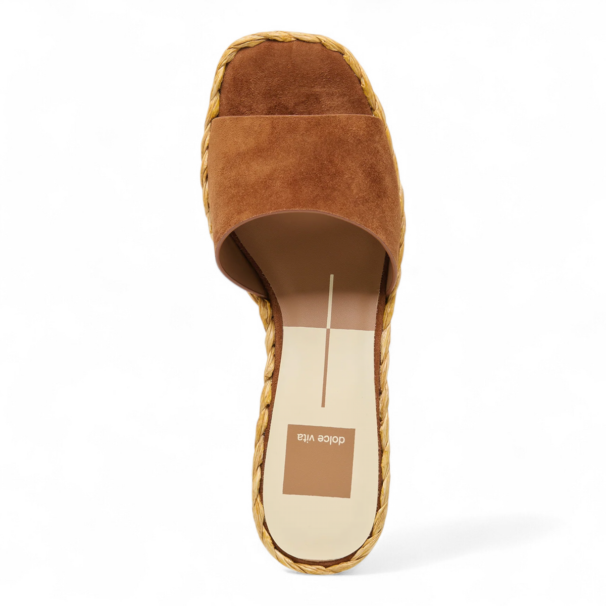 Dixi Slide-Low Raffia Heel Dress Sandals