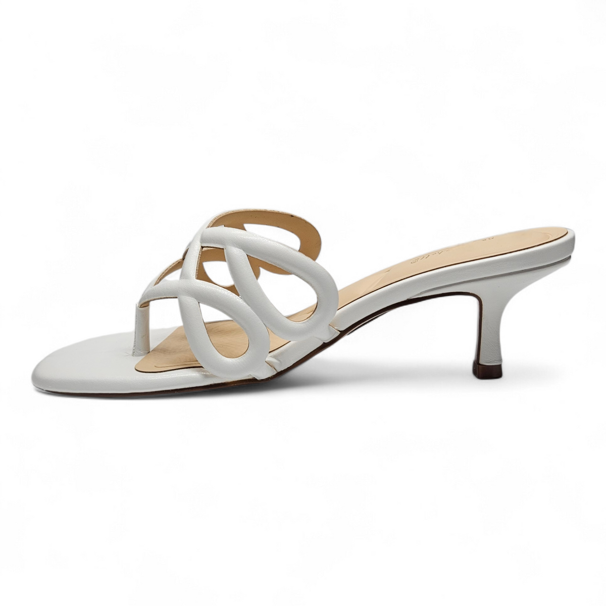 Seaside Cut Out Loop Thong Heel