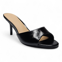 Paris One Band Open Toe Mule Heels