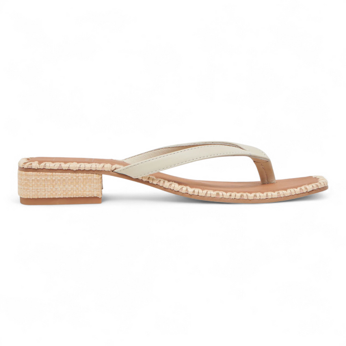 Barty Woven Block Heel Slip-On Sandals