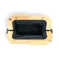 Floral Cut Terra clutch