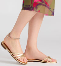 Calissi Leather Strappy Slide Women's Sandal