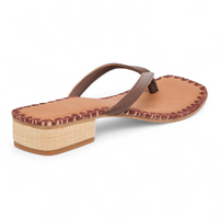 Barty Woven Block Heel Slip-On Sandals