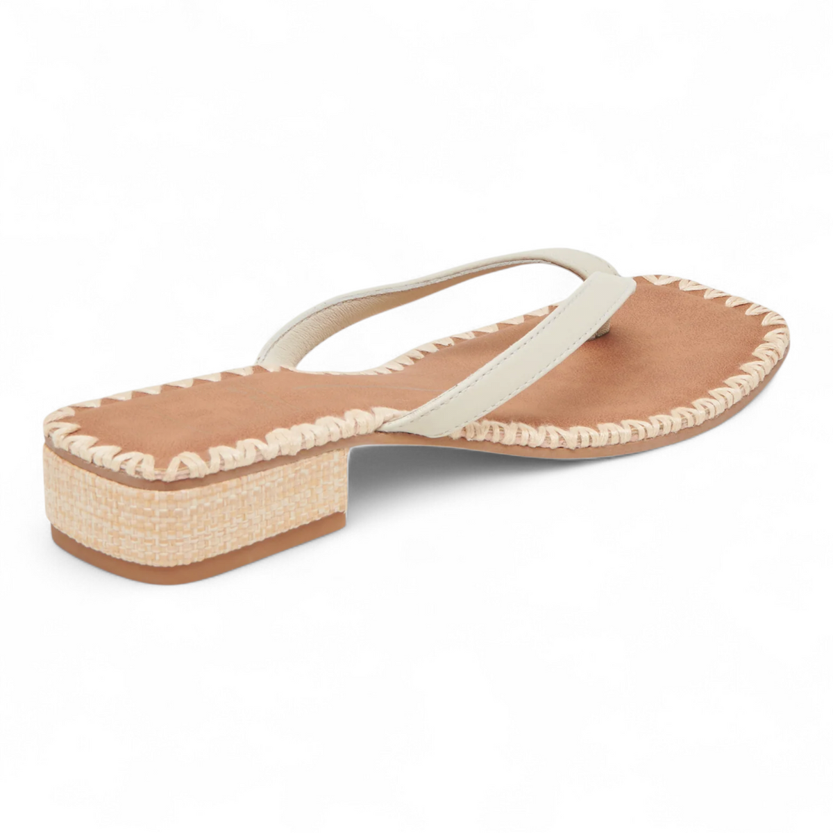 Barty Woven Block Heel Slip-On Sandals