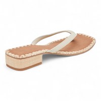 Barty Woven Block Heel Slip-On Sandals