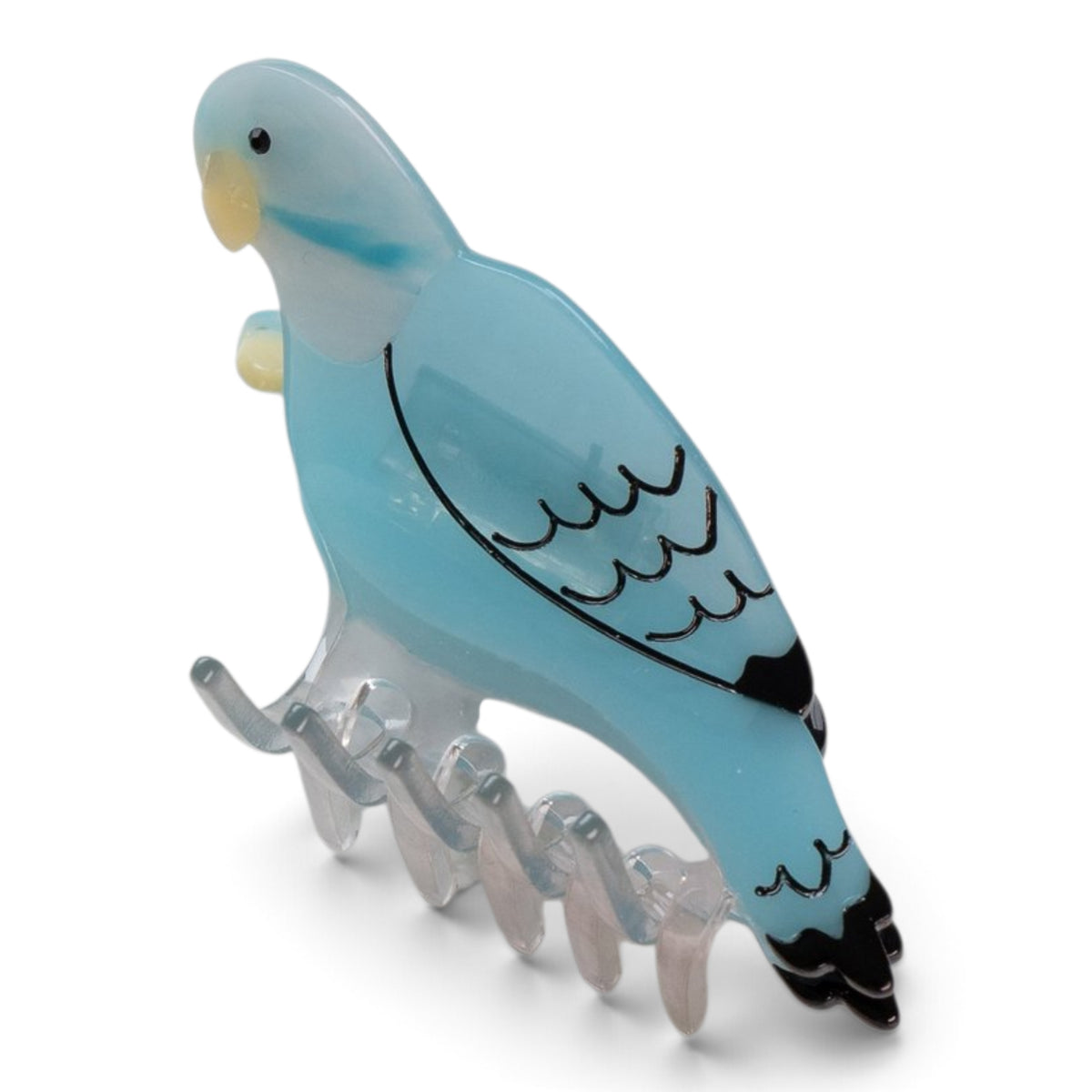 Blue Bird Parakeet Hair Clip