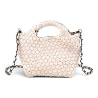Braided Crossbody Bag With Pouch