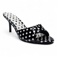 Paris One Band Open Toe Mule Heels