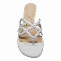 Seaside Cut Out Loop Thong Heel