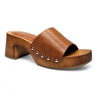 Wooden Open Toe Clogs - Shoes On Del Mar