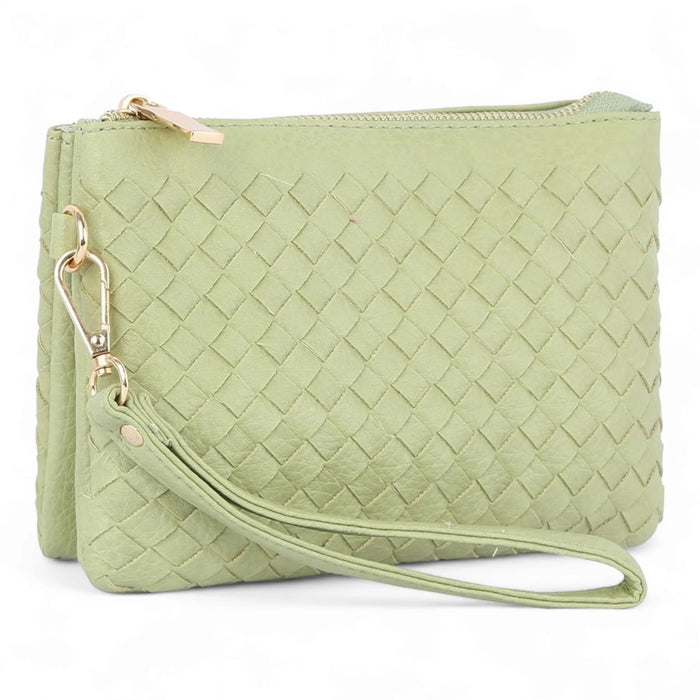 Small Woven Crossbody Bag Clutch Shoes On Del Mar