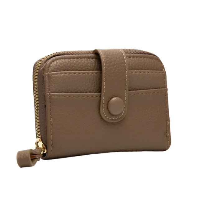Small Zip Wallet - Light Brown