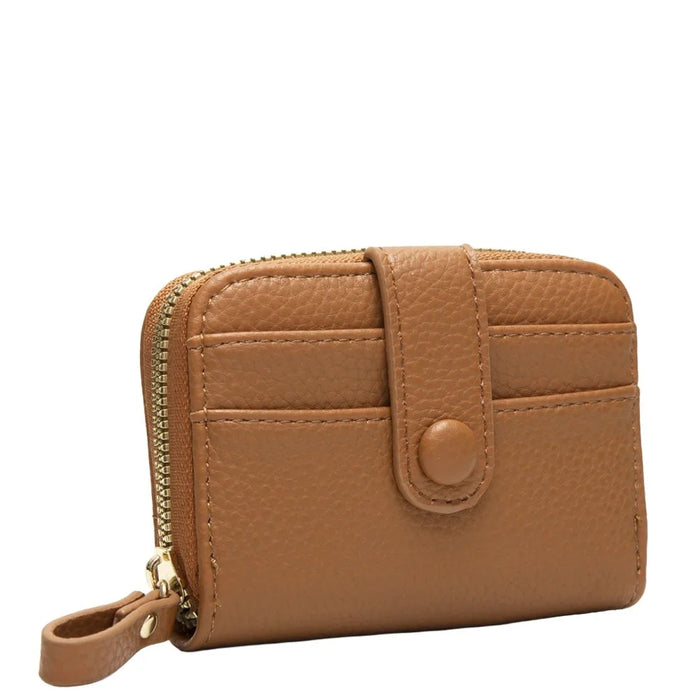 Small Zip Wallet - Tan