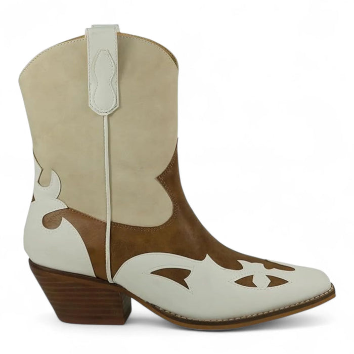 Sonia Cowgirl Pointed Toe Western Bootie