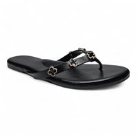 Squishy Clover Charms Thong Slide Sandals - SLIP-ONS & FLATS