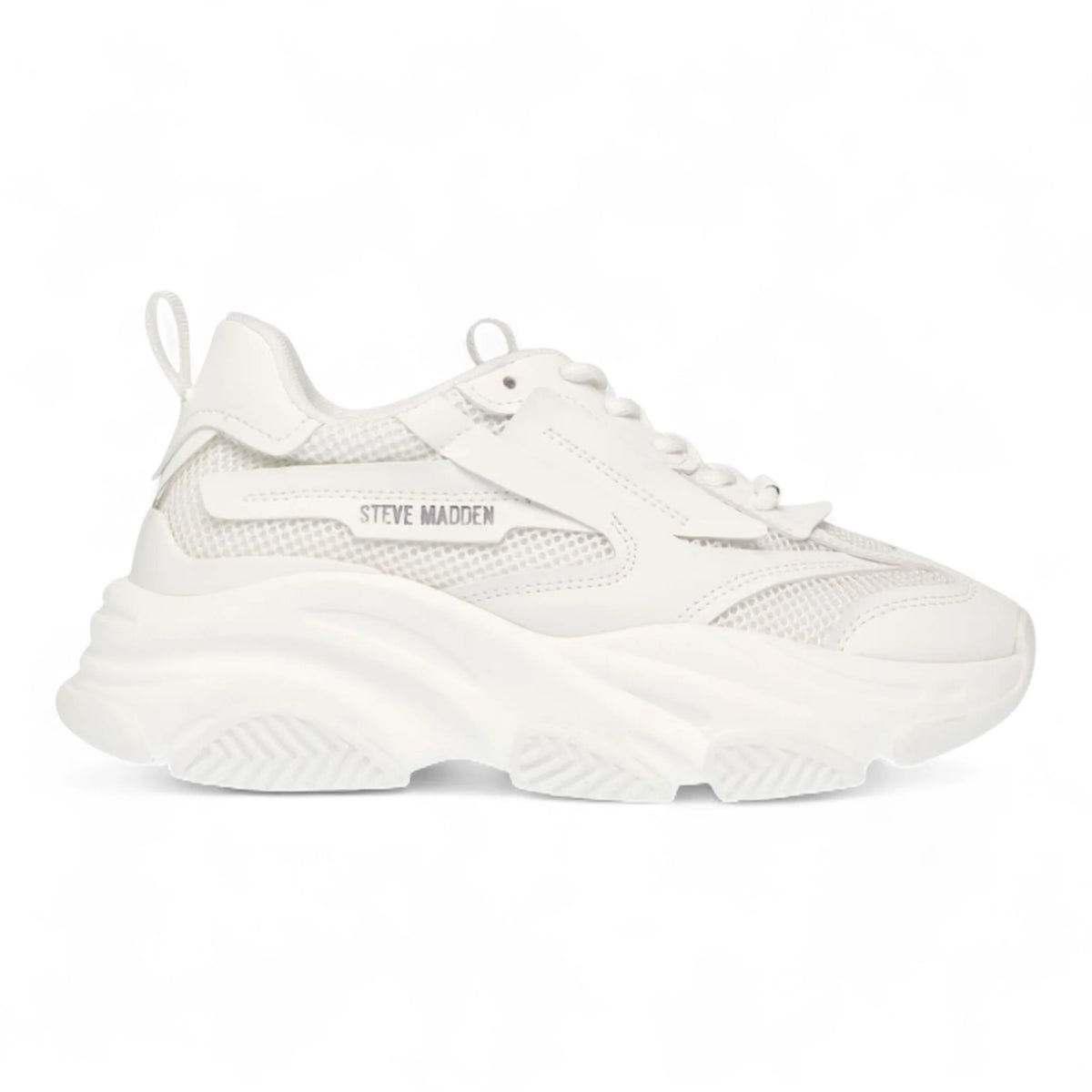 Steve Madden Possession Sneakers - White / 6 - PLATFORM & WEDGES