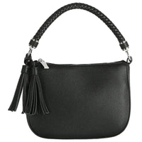 Tassel Charm Shoulder Bag - Black - Shoulder Bags