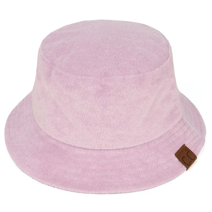 Terry Cloth Bucket Hat - Lavender