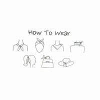 Guide on how to wear a Chic Neckerchief Floral Scarf with stylish options