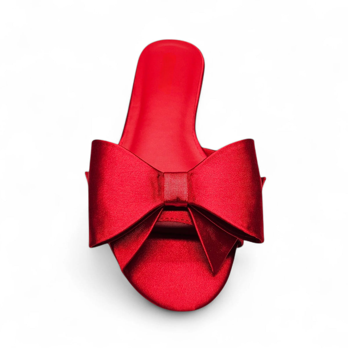 Vivienne Oversized Bow Satin Slide