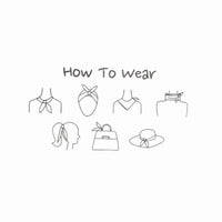 Guide on how to wear a Chic Neckerchief Floral Scarf with stylish options
